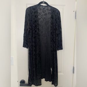 Lace flower cardigan